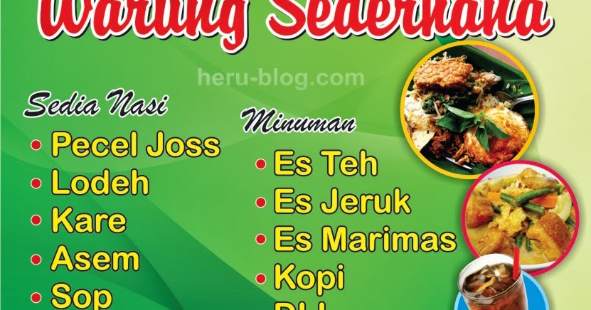 Desain Banner Warung Makan Cdr Desain Banner Warung Makan Cdr